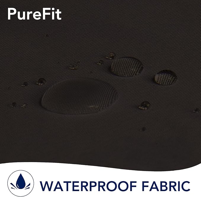 PureFit Outdoor Curtains for Patio Waterproof Weatherproof, UV Resistant Outside Curtains for Gazebo, Front Porch, Pergola, Sun Blocking Privacy Curtain, 52W x 84L inch, 1 Panel, Chocolate