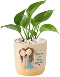 Gardening Gifts for Women: 5.3in Plant Pot Gifts for Gardener - Plant Mom Presents for Gardener - Plant Pot Garden Presents for Mom Friends Lady Christmas Birthday Mothers Day