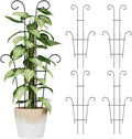Larger 23.6in Taller Plant Trellis for Climbing Plants Indoor, 4 Pack Metal Garden Trellis for Potted Plants, Rustproof, Larger, Sturdy Climbing Plant Support for Indoor & Outdoor Houseplants
