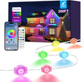 300FT Permanent Outdoor Lights for House, Smart Color Change Eaves LED Lights House Decor for Holiday, Christmas, Halloween, IP67 Waterproof Outside Lighting with APP Remote Control for Daily, Pool
