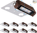 LEONLITE 8-Pack Premium Series 4 Inch 2W LED Retaining Wall Lights Swivel, Hardscape Lighting Low Voltage, LED Landscape Lights, 12V Hardscape Paver Light, Outdoor Step Light, 2700K Soft White, ETL