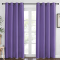 NICETOWN Blackout Curtains 84 Inch Length, Thermal Insulated Room Darkening Drapes Grommet Window Covering for Living Room Bedroom (W52 x L84 Inch, 1 Panel, Lilac Purple)