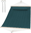 SUNCREAT Hammocks Replacement Hammock for Stand, 475 lbs Capacity, Two Person Patio Hammock for Outside, Dark Green