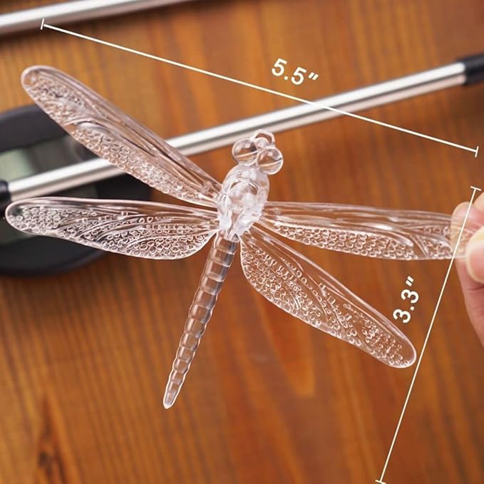 Outdoor Solar Garden Stake Light - Color Changing Decorative LED Stake Lamp In-ground Landscaping Lighting for Garden Patio Yard Lawn Pathway Flower Bed Decor Decorations Figurine Dragonfly
