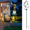 Bshine Solar Butterfly Lights Outdoor Garden Decoration Valentine's Day, Metal Stake Waterproof Hanging Flower Solar Lights, Garden Decoration Outdoor Terrace, Yard, Path and Lawn Ornaments