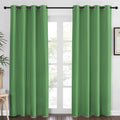NICETOWN Blackout Curtains 84 Inch Length, Thermal Insulated Room Darkening Drapes Grommet Window Covering for Living Room Bedroom (W52 x L84 Inch, 1 Panel, Froest Green)