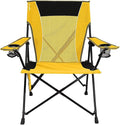 Kijaro Dual Lock Portable Camping Chairs - Versatile Outdoor Folding Sports & Lawn Chair - Locks Position Izamal Yellow