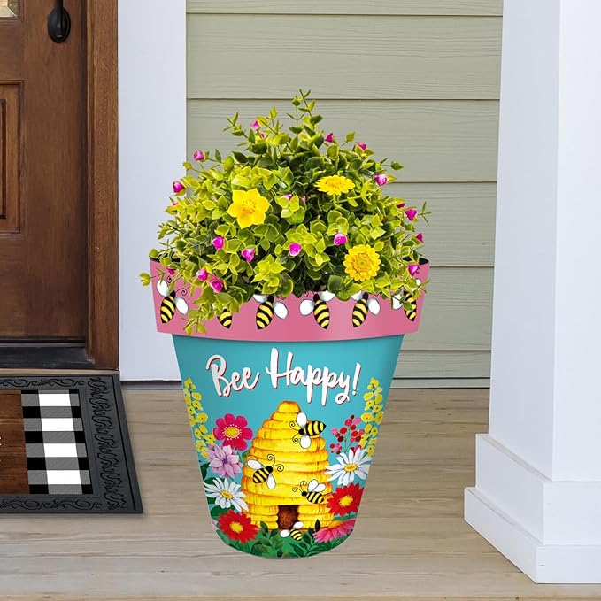 Briarwood Lane Bee Happy Beehive Large Planter