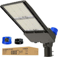 HYPERLITE LED Parking Lot Lights Outdoor - 400W 60000lm UL Listed Led Parking Lights Dusk to Dawn - 5000K Slip Fitter Mount LED Pole Light for Stadium Street Barn Yard Driveway Roadway - AC100-277V