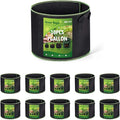 Delxo 10-Pack 7 Gallon Grow Bags Heavy Duty Aeration Fabric Pots Thickened Nonwoven Fabric Pots Plant Grow Bags with Handles
