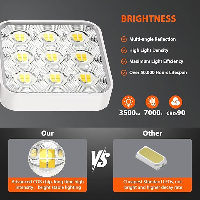 WdtPro Solar Lights Outdoor Motion Sensor 4Pack, 3500LM Bright Solar Flood Lights Outdoor, Adjustable & Upgrade Glass Panel, Wireless LED Solar Powered Security Spot Lights Waterproof for Yard-White