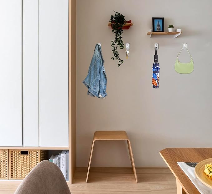 2.5in Ceiling Hooks for Hanging Plants 4Pack,White