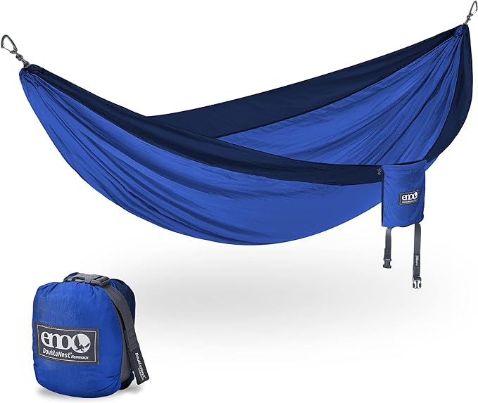 ENO, Eagles Nest Outfitters DoubleNest Lightweight Camping Hammock, 1 to 2 Person, Special Edition Colors, ATC