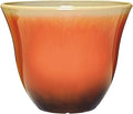 Classic Home and Garden Honeysuckle Resin Planters - Lightweight Indoor & Outdoor Plant Pots - UV-Resistant Plastic Flower Pots - Pot Planters for Flowers & Herbs (13" Tequila Sunrise)