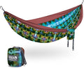 ENO, Eagles Nest Outfitters DoubleNest Lightweight Camping Hammock, 1 to 2 Person, Special Edition Colors, ATC