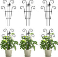Indoor Plant Trellis for Climbing Plants, Stackable Garden Trellis for Potted Plants, Small House Plant Trellis for Vine Ivy Flower Plant Support Outdoor DIY Metal Trellis 3 Pack, Butterfly Design