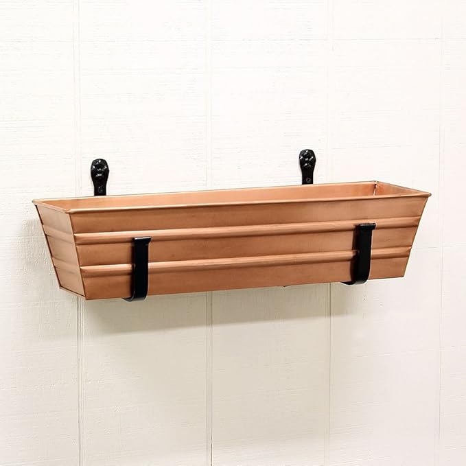 Achla Designs Window Flower Box Wall Brackets, 6 inch, SFB-01