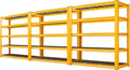 REIBII Garage Shelving Load 3200LBS, 5-Tier Storage Shelves, Adjustable Heavy Duty Metal Shelving Unit for Pantry, Basement, Warehouse, 72" H x 36" W x 16" D H, 3PC