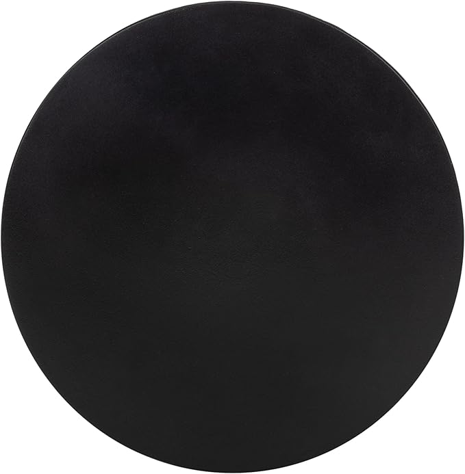 Safavieh Outdoor Athena Black Modern Concrete Round Accent Table