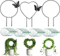 Indoor Climbing Plant Trellis - 3pcs Small Garden Potted Support Outdoor Plants Propagation Trellises Accessories with 20pcs Ties for Garden Plant Houseplant