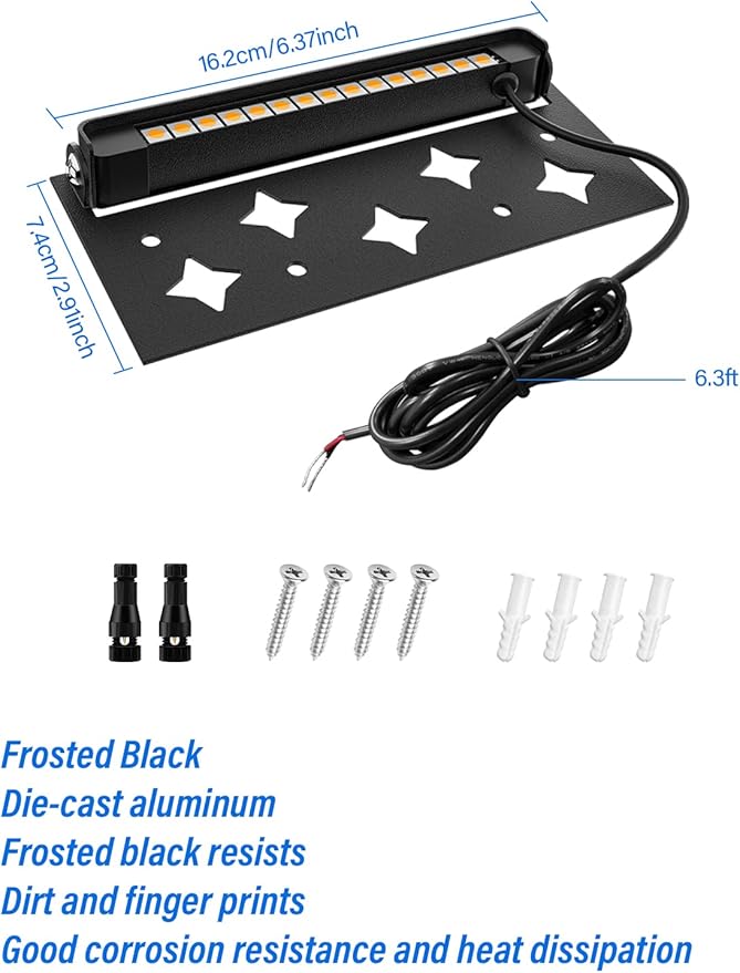 5W Retaining Wall Lights,7 inch LED Hardscape Lighting, Waterproof Low Voltage Landscape Lights,12V Step Lights Outdoor,3000K Soft White Patio Walls Stairs Lighting,12-Pack with Connectors