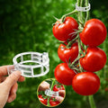 FEED GARDEN 120Pcs Plant Clips for Climbing Plants-Tomato, Cucumber, Grape & Vegetable Plant Supports, Reusable Tomato Clips Plastic Garden Clips, White