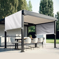 Universal Pergola Replacement Canopy Outdoor Canopy Shade Cover Waterproof Shade Top Cover for Outdoor Patio Porch Backyard(12 x 9 ft,Beige)