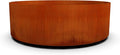 PLANTERCRAFT Corten Steel Metal Planter Box, Round Sizes, Modern Garden Steel planters for Commercial and Residential Outdoor Use.