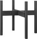 FaithLand Plant Stand, Adjustable Size Fits 12 13 14 15 16 Inches Large Plant Pot, Metal Planter Stand, Mid Century Expandable Plant Holder Indoor Outdoor, Adjustable Width: 12”-16.1” - Easy Assembly