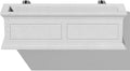 Veradek Brixton Series Plastic Railing Planter - Rectangular Planter for Outdoor Deck/Balcony | Crack-Resistant with Adjustable Rail Attachment | Classic Estate Design for Herbs, Succulents, Flowers