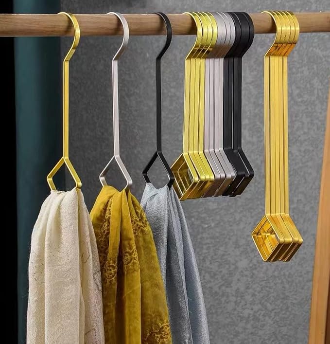 10 & 14 Inch Large Heavy Duty S Hooks Plant Hangers Extension Steel Hanging Tool for Home Decoration Shopwindow Clothes Plants Pergola Birdcage Lamp Garden 4pcs Black