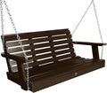 highwood Weatherly Porch Swing, 4 Feet, Weathered Acorn