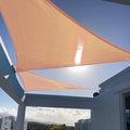 SUNNY GUARD Custom Size 8'x11'x13.6' Peach Fuzz Sun Shade Sail Right Triangle UV Block Shade for Backyard Yard Patio Deck Garden(Customized)