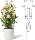 2 Pack 32.6'' Taller Plant Trellis for Climbing Plants Indoors & Outdoor, Garden Metal Trellis Plant Support for Potted Plants, Houseplants, Flowers Vine, Ivy, Pothos, Monstera