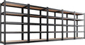 AOAORRG Set of 5 Garage Shelving Heavy Duty Storage Shelves, Metal Adjustable Shelving Unit, Utility Garage Organizer Shelf for Basement, Pantry, Kitchen, Warehouse, 45.6" Wx19.7 Dx78 H