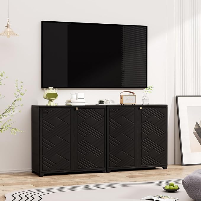 Storage Box Outdoor Caninet,Resin Indoor Storage Box Waterproof Outdoor Storage Cabinets for Patio/Garden/Backyard