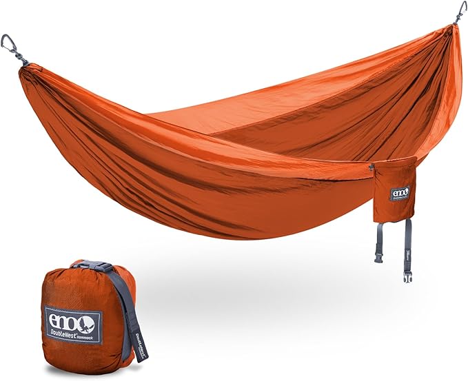 ENO, Eagles Nest Outfitters DoubleNest Lightweight Camping Hammock, 1 to 2 Person, Special Edition Colors, ATC