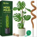 Moss Pole Monstera Plant Support – 48” Bendable Moss Pole Monstera Plant Support, Plant Stakes for Indoor Plants, Tall Plant Sticks Support for Climbing Plants