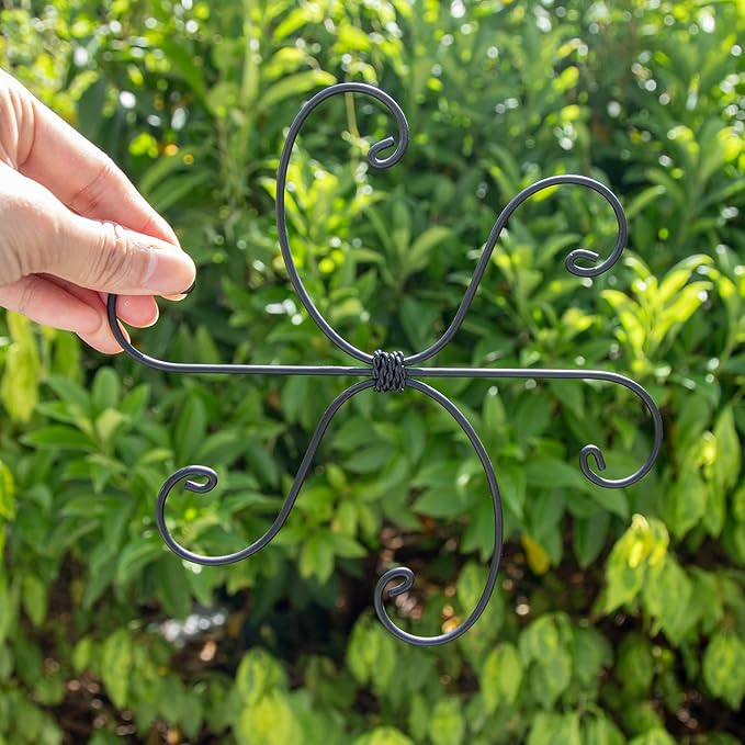 Monstera Plant Stem Support Set - 7.5x7.5 Inch Durable Stabilizers for Indoor Climbing Plants and Leaf Holders - Promote Healthy Growth and Stability (5 Pieces)