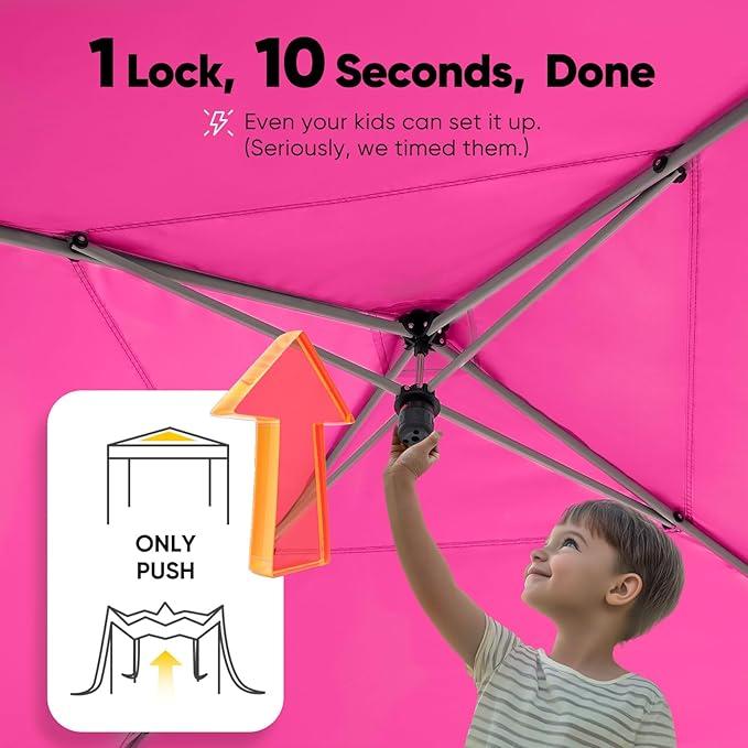 Quictent Privacy 10x10 Pop up Canopy Tent with Sidewalls and Roll-up Ventilated Windows, One Person Setup, Easy Outdoor Commercial Gazebo Shelter Enclosed Waterproof, Bonus 4 Sandbags