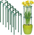 Uzoli 12 Pack Plant Support Stakes Sets - Versatile Plant Cages, Stackable 3 Tier Garden Flower Support，Plant Stakes for Indoor Outdoor Plants Tomato, Peony, Monstera, Hydrangea, Climbing Plants
