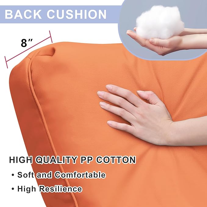 ART TO REAL Automatic Adjustable Patio Recliner Chair Relaxing Sofa Outdoor Wicker Armchair Furniture Aluminum Frame Lounge with Soft Thicken Cushion