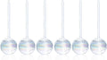 Clear Plant Watering Globes Set of 6 - Large Self Watering Globes for Indoor & Outdoor Plants - Automatic, Glass Watering Bulbs for Daily Use, Plant Watering Devices