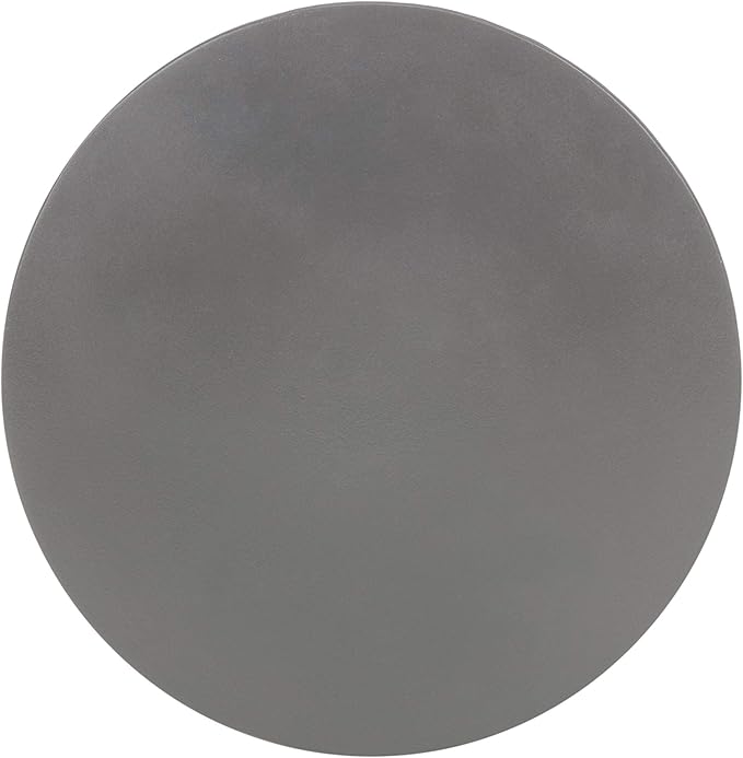 Safavieh Outdoor Collection Athena Modern Concrete Dark Grey Round 17.7-inch Accent Table