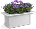 Mayne 4822-W Yorkshire Window Box, 2-foot, White