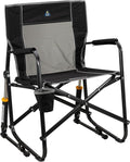 GCI Outdoor Freestyle Rocker Outdoor Rocking Chair with Beverage Holder