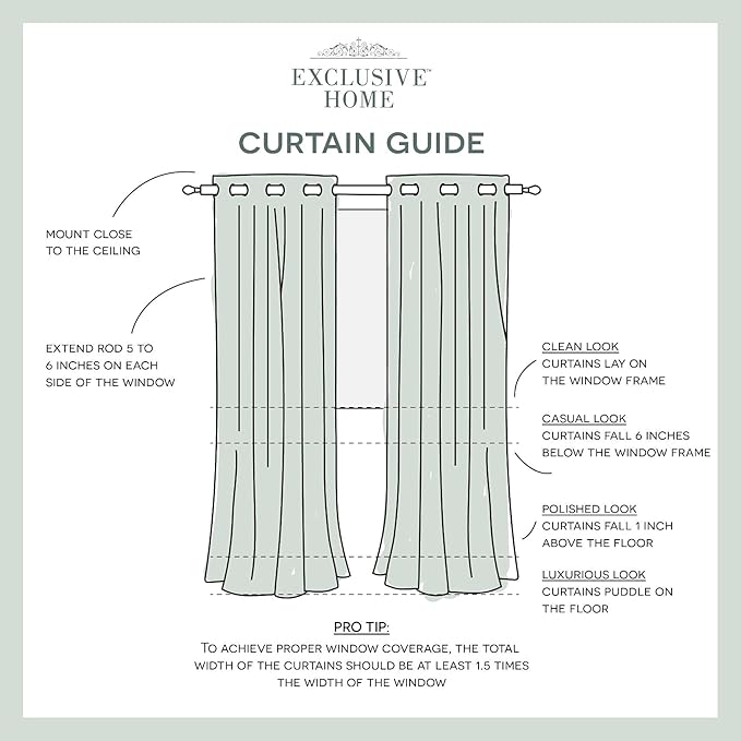 Exclusive Home Canopy Stripe Indoor/Outdoor Grommet Top Curtain Panel, 54"x96", Taupe / Sand, Set of 2