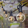 Brightown LED Outdoor String Light, 109 Feet Patio Lights with 52 Edison Shatterproof Bulbs(2 Spare), UL Listed Waterproof Outside Lights for Backyard Balcony Party Xmas Decor, E12 Base, Connectable