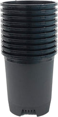 Wholesale Nursery Pot in Bulk 30-Pack 3 Gallon 9.5 Inch Black Plastic Planters for Outdoor Indoor Plants Gardening Flower Pots with Drainage Holes
