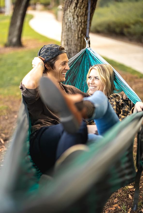 ENO, Eagles Nest Outfitters DoubleNest Lightweight Camping Hammock, 1 to 2 Person, Special Edition Colors, ATC